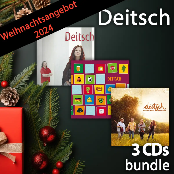 Deitsch - 3 CDs bundle