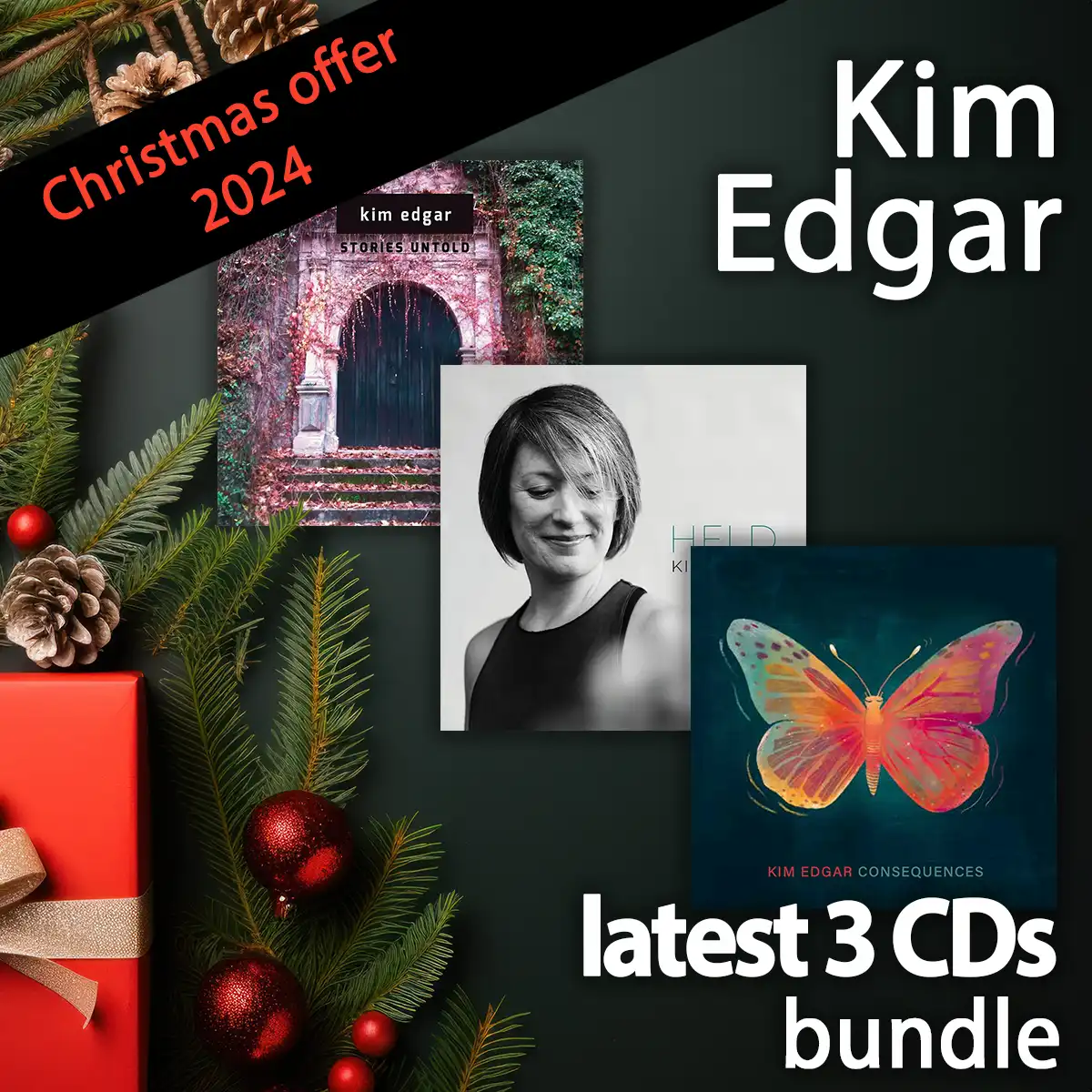 Kim Edgar - latest 3 CDs bundle